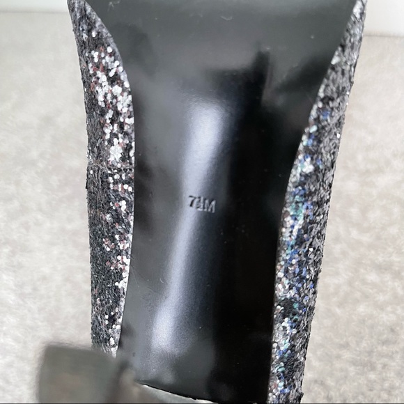 2𝒇𝒐𝒓$50 GUESS Glitter Pumps 3” stiletto heels size7.5 - Picture 6 of 6